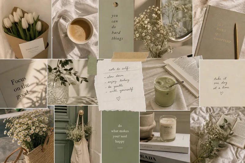 Example result for Instagram Aesthetic Moodboard