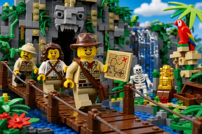 Example result for LEGO Adventure Scene