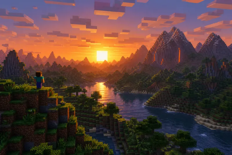 Example result for Minecraft Cinematic Background
